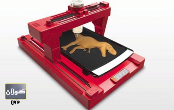 پرینتەرێك كێك و بسكیت دروست دەكات